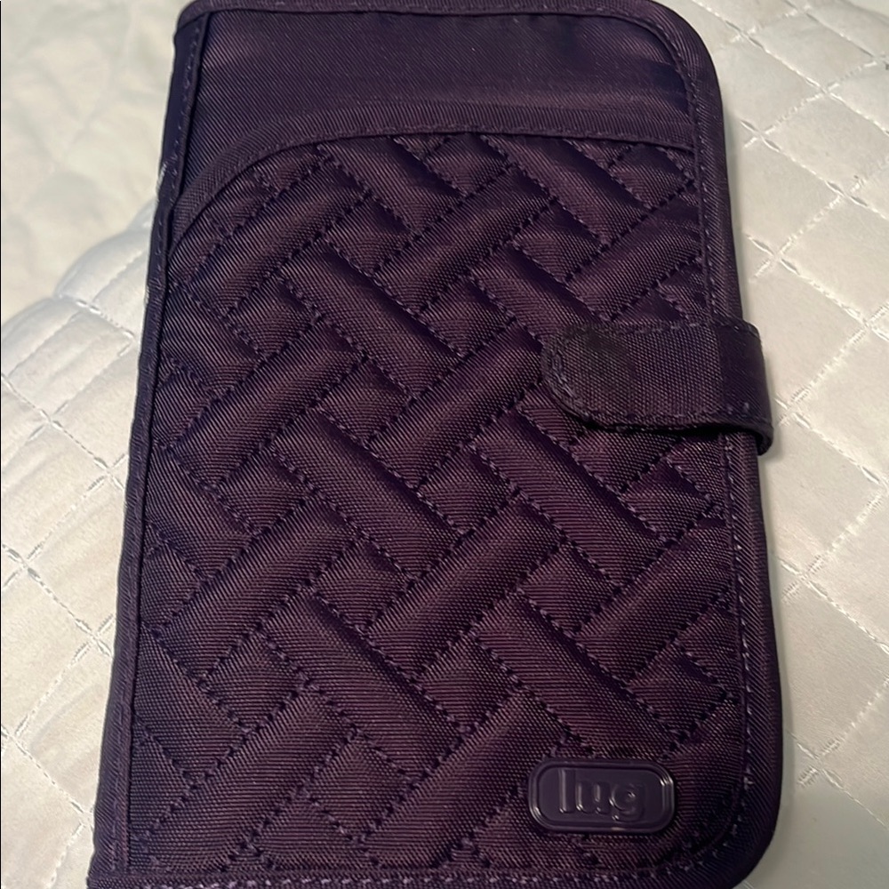 Lug Purple Quilted Wallet - Picture 2 of 5